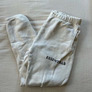 Essentials cream sweatpants
